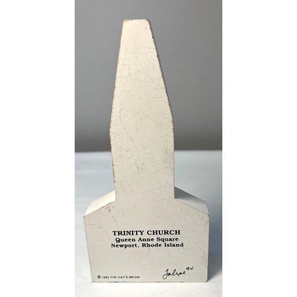 Cat's Meow 4 Handcrafted Wooden Village Building Block Set 1985-1993 - Picture 13 of 14